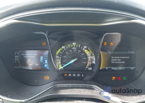 2017 Ford Fusion Hybrid Se z USA, uszkodzony, nr VIN 3FA6P0LU3HR400589